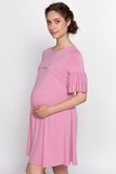 Платье для беременных и кормящих 10723 розовый