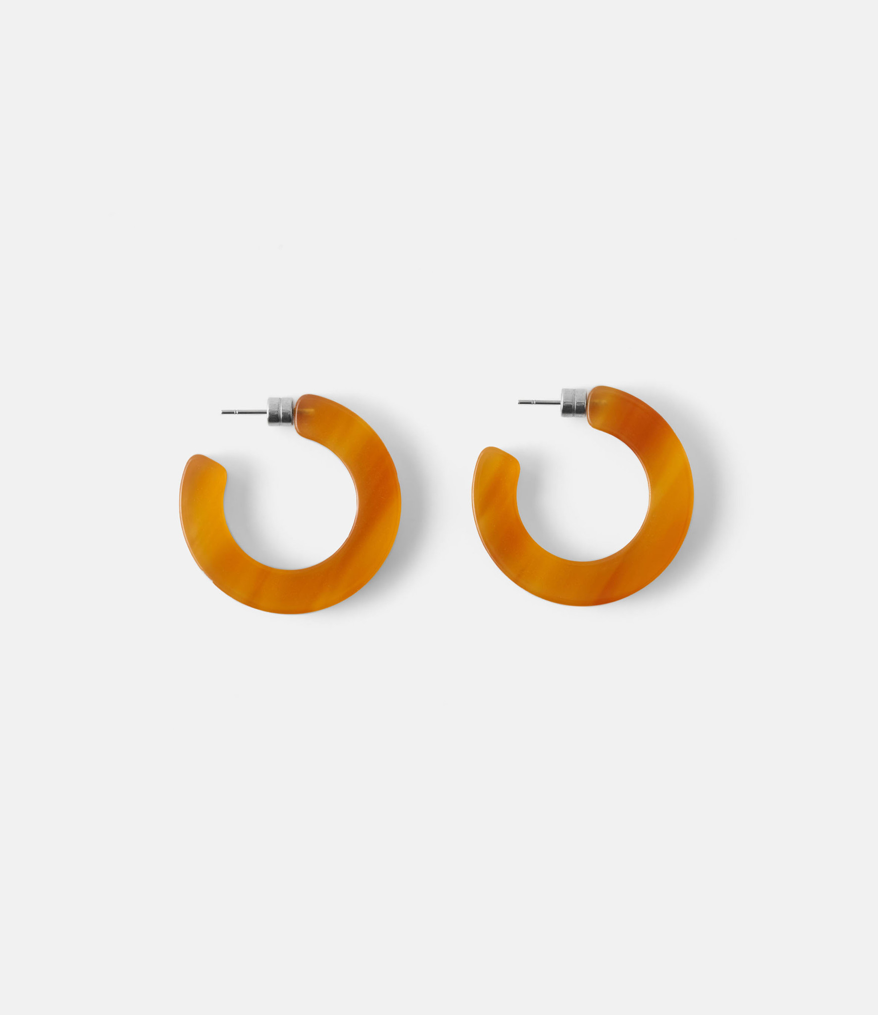 Machete Kate Hoops in Cognac — серьги из ацетата