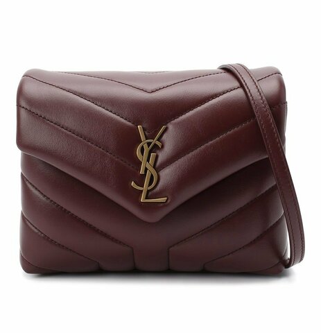 Сумка Saint Laurent Loulou Toy бордовый
