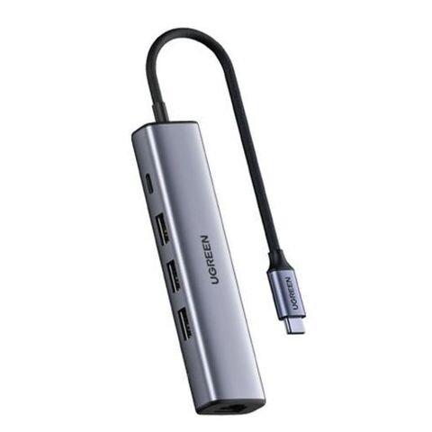 USB-хаб UGREEN USB-C Multifunction Gigabit Ethernet Adapter PD, CM475