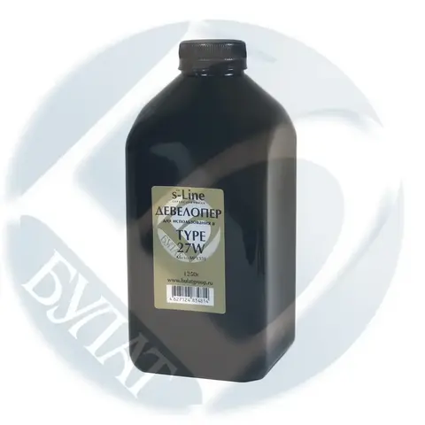 Девелопер БУЛАТ s-Line Type 27W для Ricoh Aficio MP 1350 (Чёрный, банка 1250 г)