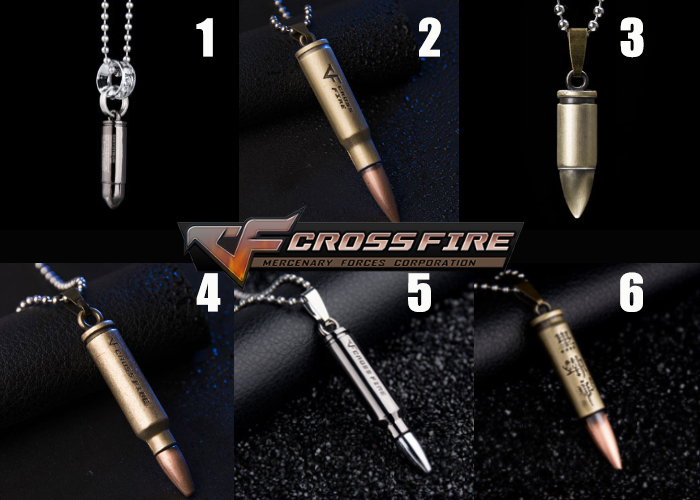 Cross Fire Pendant Necklace v1