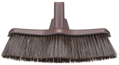 Метла Fiskars 1025927 пластик чер.алюм. 15см коричневый/белый