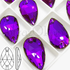 Купить пришивные стразы Violet Amethyst, Drop оптом в интернете