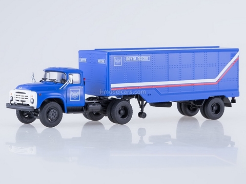 ZIL-130V1 with semitrailer ODAZ-794 Russian Post 1:43 AutoHistory