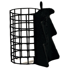 Груз-кормушка мет. X-FEEDER ME ALLIGATOR MIDDLE 060 г (28 мл, цвет Matt Black, сварная сетка) 10 шт/уп.