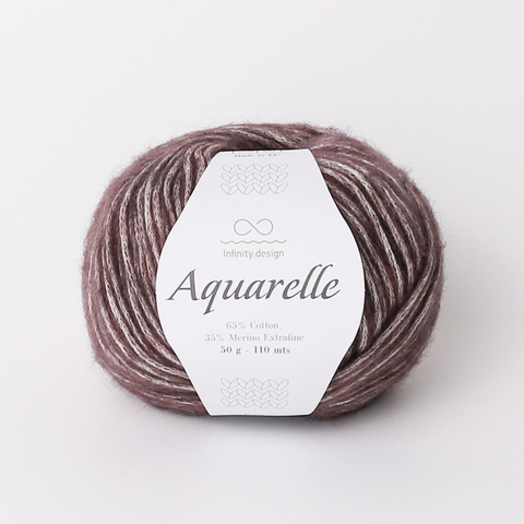 Пряжа Infinity Aquarelle 5042 пыльно-фиолетовый