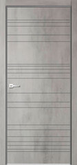 Межкомнатная дверь Ларедо 02 / Цвет Бетон светлый / Двери Верда