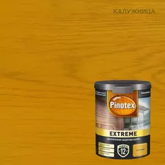Пропитка декоративная для защиты древесины Pinotex Extreme калужница полуматовая 0,9 л