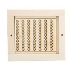 Вентиляционная решетка Малая с задвижкой (РВЗ-М) 17,5х19,5