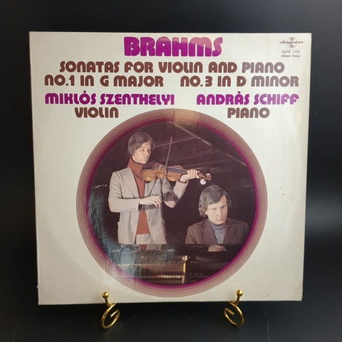 LP Johannes Brahms - Sonatas / Брамс - соната для скрипки и фортепиано. Виниловая пластинка 12 дюймов Hugaroton Венгрия