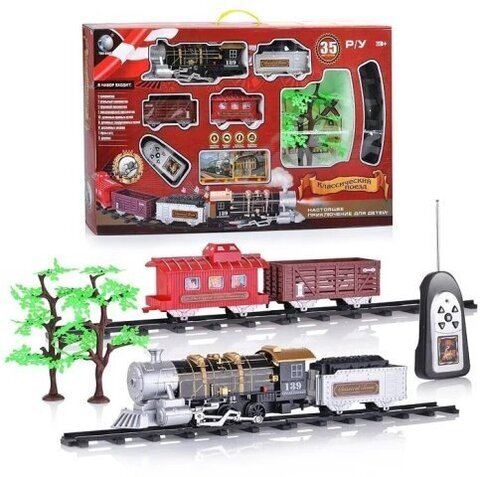 ЖД Мой поезд 35 дет с дымом , светом и муз, размер 68*41