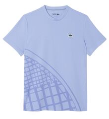 Теннисная футболка Lacoste Ultra Dry Printed - purple
