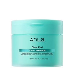 Anua PDRN 100 Hyaluronic Acid Glow Pad увлажняющие пэды с ПДРН и гиалуроновой кислотой
