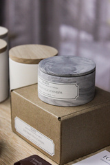 Свеча Дубовый мох и амбра, гипс, 80 / 200 мл.