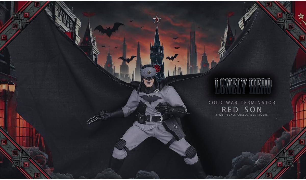 Фигурка Бэтмен из мультфильма Супермен Красный сын 1/12