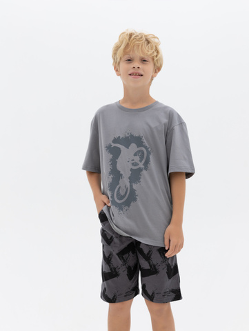 240014C-31 Шорты для мальчика, Темно серый