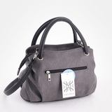 Сумка Саломея 278 македония серый + черный