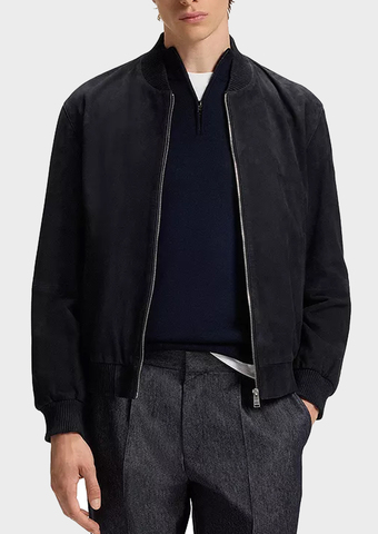 Куртка кожанная BOSS H-Muller