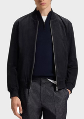 Куртка кожаная BOSS H-Muller