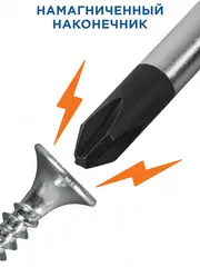 Набор отверток ударных КОБАЛЬТ Ultra Grip S2 (6 шт.) (646-621)