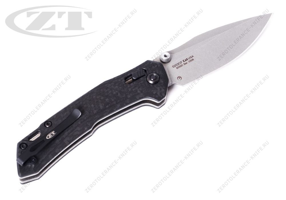 Нож Zero Tolerance 0203CF M390 - фотография 