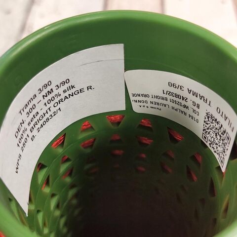 Шелк малберри TRAMA 3000 оранжевый