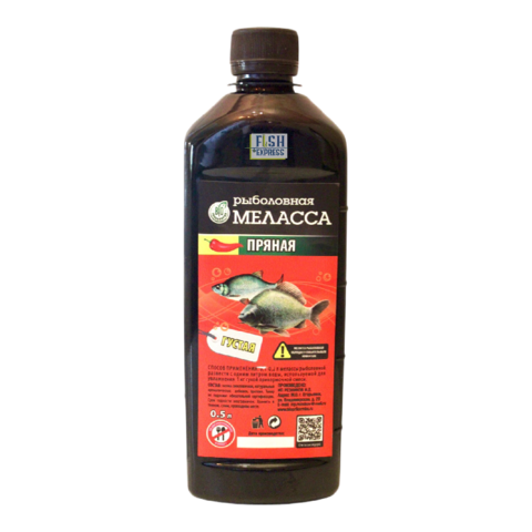 Меласса Bio густая, Пряная 0,5 л упаковка 6шт  (продажа от 1 шт)