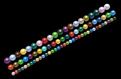 Силиконовый молд Бусы 3 ряда