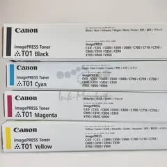 Комплект оригинальных тонеров Canon T01 для Canon imagePRESS С60, C65, C700, C750, C800, C850 ориг. — фото 2