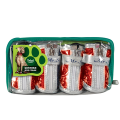 Triol ботинки для собак красные с 