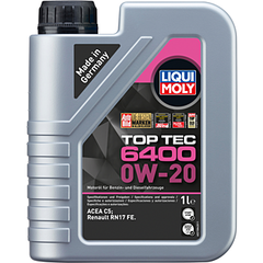 Синтетическое моторное масло Top Tec 6400 0W-20 - 1 л
