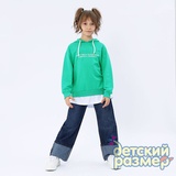 Толстовка с имитацией футболки снизу