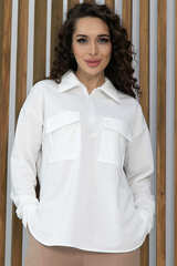 Поло рубашка Алькор (белая) Б13256-10М LT Collection