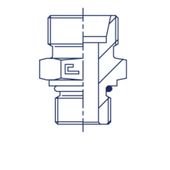 Штуцер FA DL42 UNF 1.7/8" (корпус) CAST