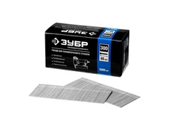 ЗУБР тип 18GA (47/300/F) 25 мм, 5000 шт, гвозди для нейлера, Профессионал (31830-25)