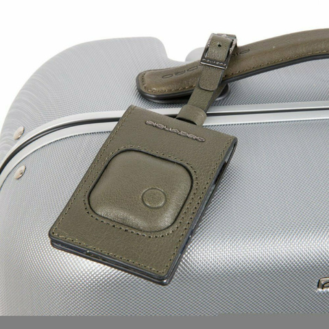 Чемодан Piquadro RELYGHT PLUS, серый/зелёный (BV4426PC2PL/GRVE)