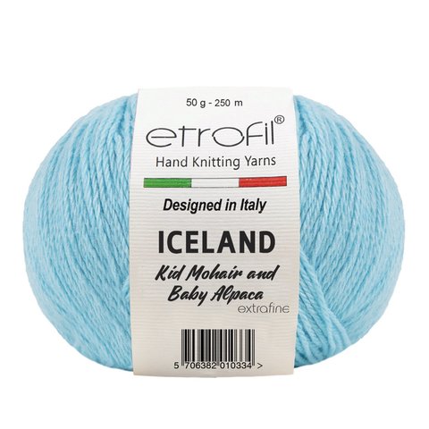 Пряжа Iceland Etrofil мохер, альпака и вискоза