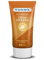 Смазка на водной основе TOREX "Чувственная ваниль" - 50 мл.