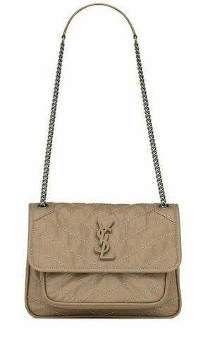 Сумка на плечо Saint Laurent Niki бежевый