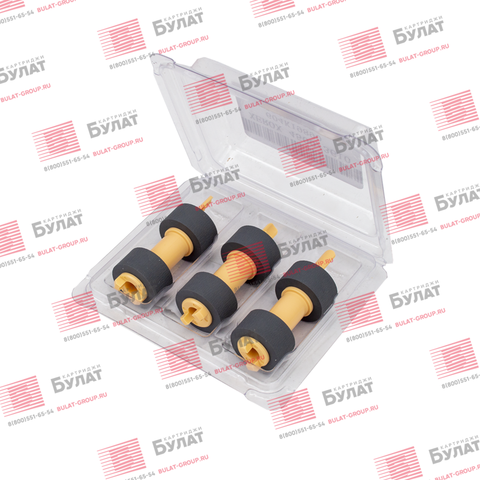 Ролик захвата бумаги БУЛАТ 604K19890, 604K11192, 604K78861 (упак. 3 шт.) OEM-Type для Xerox Phaser 4500, 3610, Xerox VL B400
