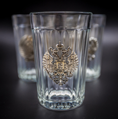Подарочный набор из 3 граненых стаканов «Неподвластный времени», фото 8
