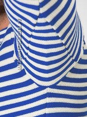 Купить тельняшку Водолаз - Магазин тельняшек.ру 8-800-700-93-18ВОДОЛАЗ Тельняшка зимняя двойной вязки полушерстяная (васильковая полоса) в Магазине тельняшек