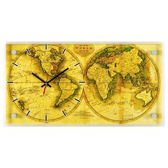 Часы 21 Bek настенные  5226-882 "Карта"