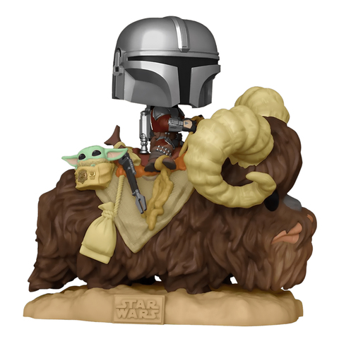 Funko POP! Star Wars. The Mandalorian: Mandalorian with Child on Bantha 6