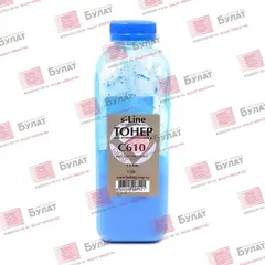 Тонер БУЛАТ s-Line 44315307, 44315303 для Oki C610 (Голубой, банка 150 г)