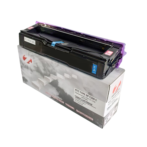 Тонер-картридж 7Q C250E (407544) для Ricoh SP C250, SP C260 (Голубой, 1600 стр.)