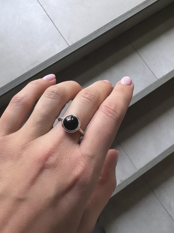 кольцо с ониксом