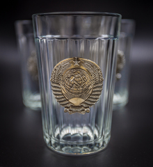 Подарочный набор из 3 граненых стаканов «Неподвластный времени», фото 9
