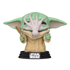 Фигурка Funko POP! Bobble Star Wars Mandalorian Grogu with Chowder Squid (Exc)